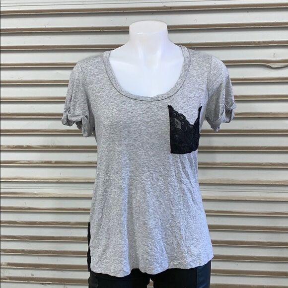 🛍️H.i.p. Grey with black lace top size medium - Picture 3 of 7